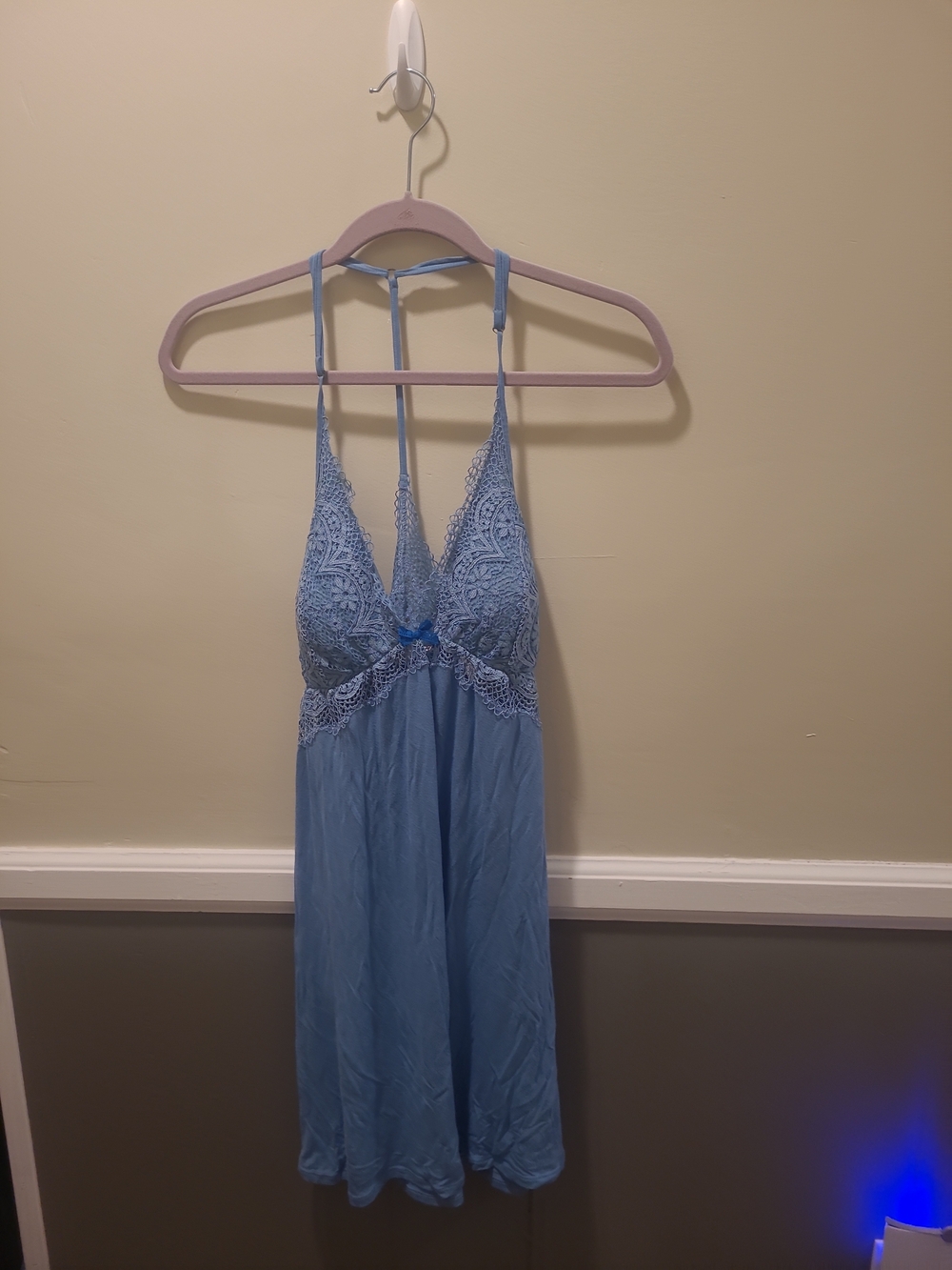 Victoria's Secret sexy baby doll Chemise Dress Slip Night Gown négligée XL